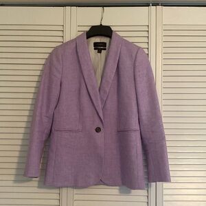 J. CREW PARKE BLAZER in STRETCH LINEN SIZE 4P